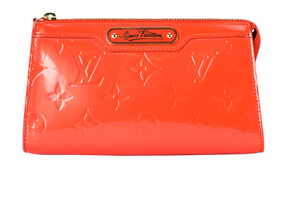 Louis Vuitton Vintage Cosmetic Pouch, &pound;250, Accessories, Orange, Patent Leather, Front view